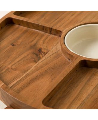  Flip &amp; Dip Double-Sided Serving Board