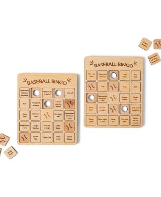 Baseball Bingo Set of 2 by Woodtech - For 11+ Ages