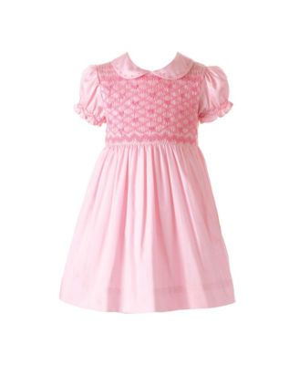  Girls' Bow Smocked Dress and Bloomers - Baby