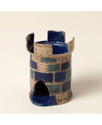 Handmade Dice Tower by a Girl and Her Puppy Pottery Studio - For 11+ Ages