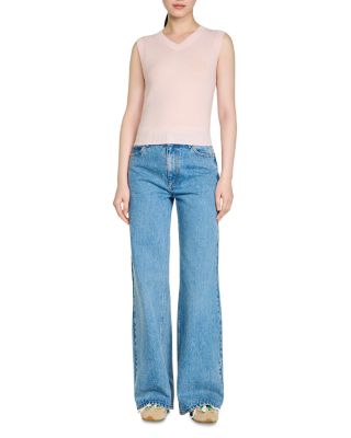 Calliste Wool Cropped Sweater