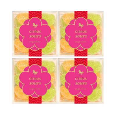 Citrus Sours Candy, 4 Cubes