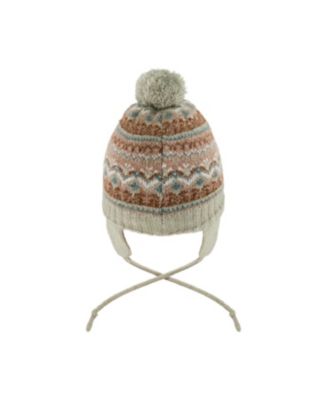 Boys' Lined Knit Pompom Hat - Baby