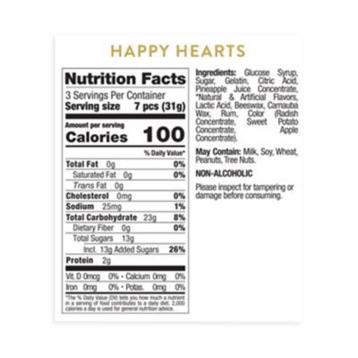 Happy Hearts Candy, 4 Cubes