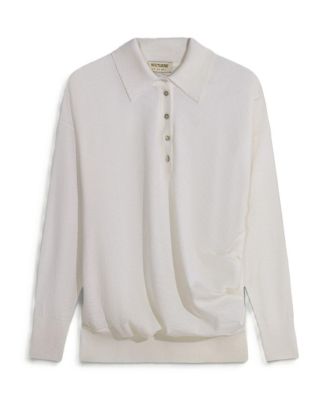  Relaxed Polo Knit Sweater