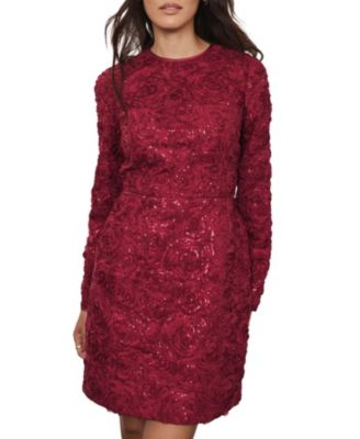  Women's Sequin Lace Mini Dress