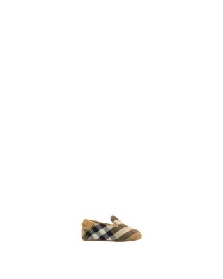  Burberr Check Nylon Blend Booties - Baby