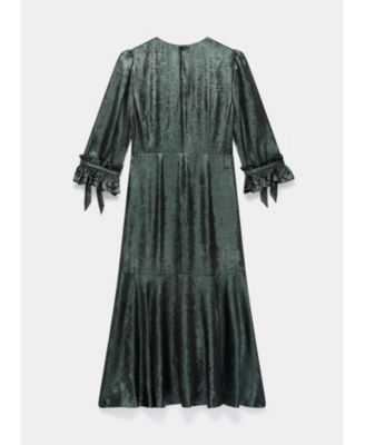  Women's Metallic Midi Dress