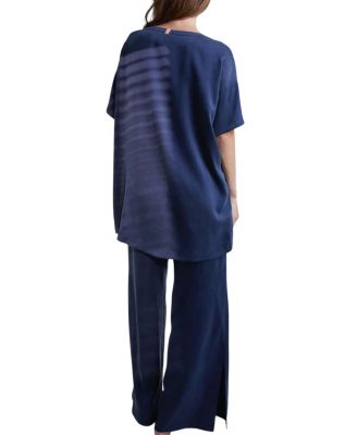 Silk Tee Pant Set