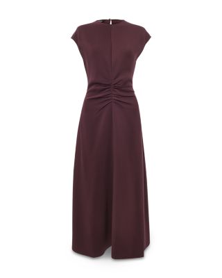 Gathered Midi Dress