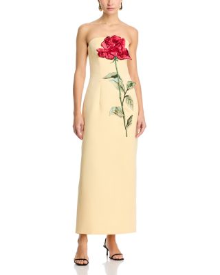 Rayna Applique Rose Maxi Dress - Exclusive