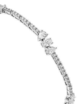 Luxe Collection Certified Lab Grown Diamond Flexible Bracelet in 14K White Gold, 4.75 tcw
