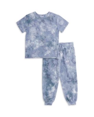 Boys' Shadow Wash Short Sleeved Tee & Pants Set - Little Kid