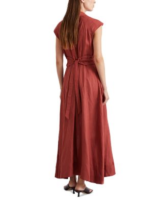 Belted Linen Shirtdress