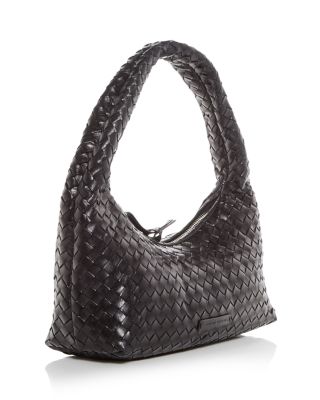 Mercer Woven Leather Shoulder Bag
