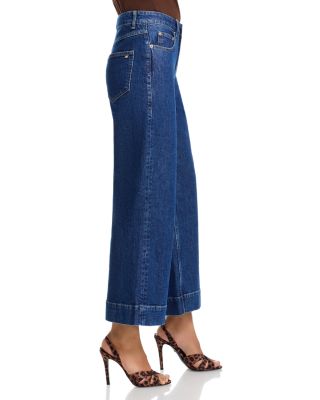 Joey Wide Leg Ankle Jeans in Tide