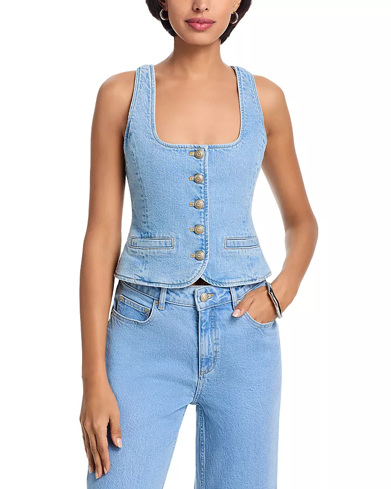 Cinq a Sept Denim Rowena Top