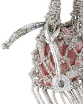 Mini Macram&eacute; Crystal Bag
