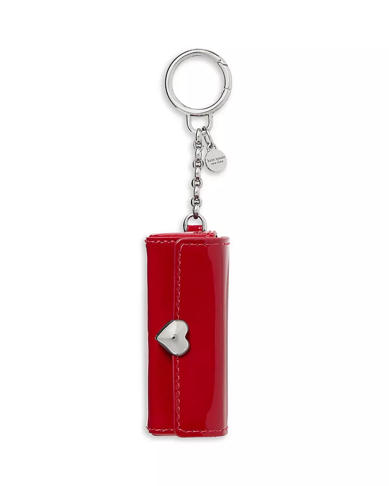 kate spade new york Charmed Patent Leather Lipstick Bag Charm