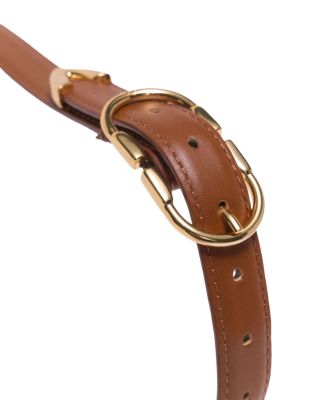 Women's Double Buckle Leather Belt