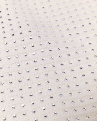 Rhinestone Embellished Wool Triangle Scarf 