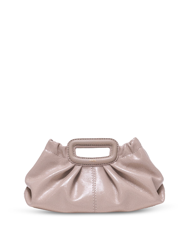 Maje Mini Leather Clutch