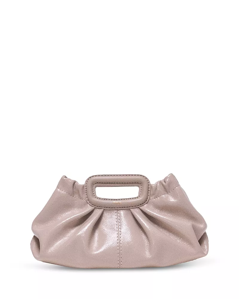 Maje Mini Leather Clutch