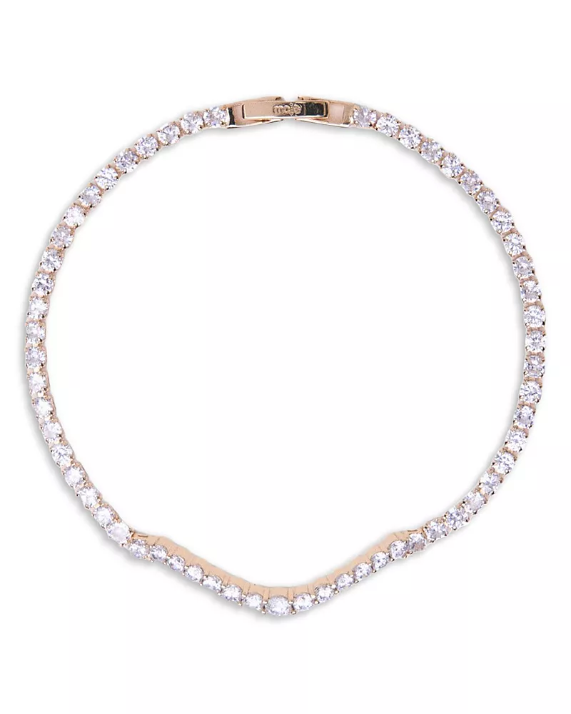 Maje Cascade Crystal Diamante Flex Bracelet