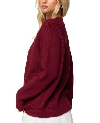 Lavonne Oversized Knit Raglan Sweater