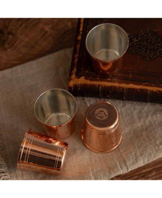 CMK Vintage Inspired Shot Glass, Set of 4