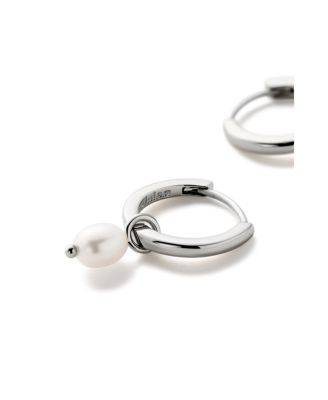 Frida Silver Huggie Hoops