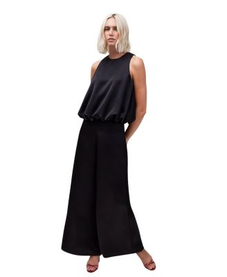 Sleeveless Bubble Hem Top