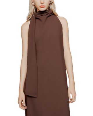 Scarf Neck Maxi Dress