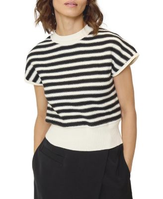 Women's Olive Striped Stitch Dolman