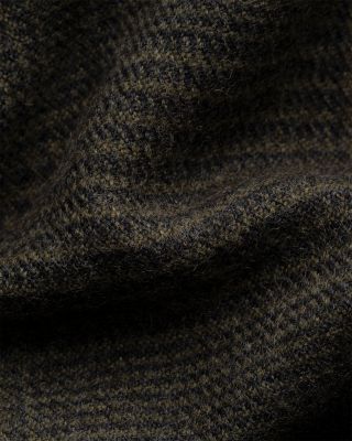 Check Merino Wool Scarf