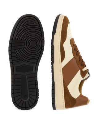 Men's Leather Low Top Sneakers