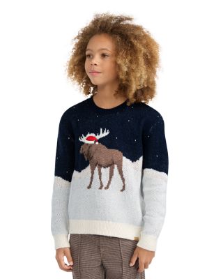 Boys' Moose Crew Sweater - Big Kid