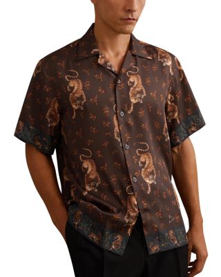 Empire Short Sleeve Printed Cuban Shirt