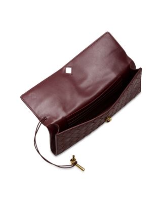 Andiamo Intrecciato Leather Clutch