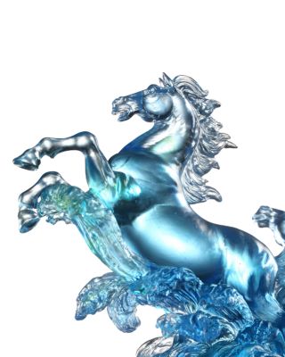 Resembling Water Ever in Motion, Ever Alive Limited Edition Crystal Glass Sculpture