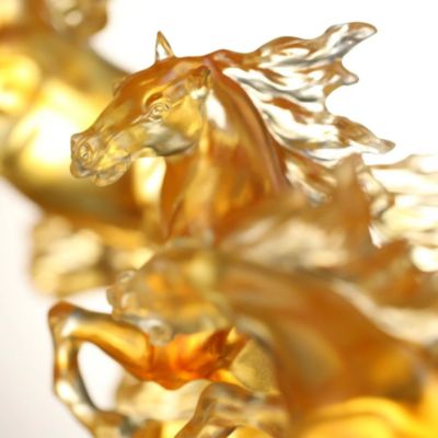 Rising through Heaven and Earth Limited Edition Glass Sculpture