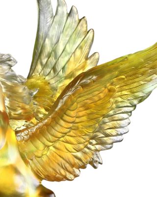 King Limited Edition Crystal Glass Sculpture