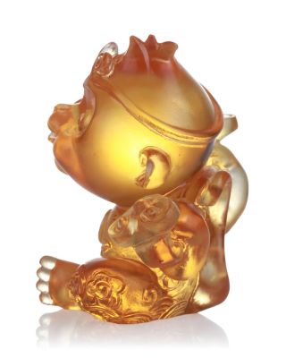 Ruyi's Twelve Blessings The Great Heavenly Sage Crystal Glass Sculpture