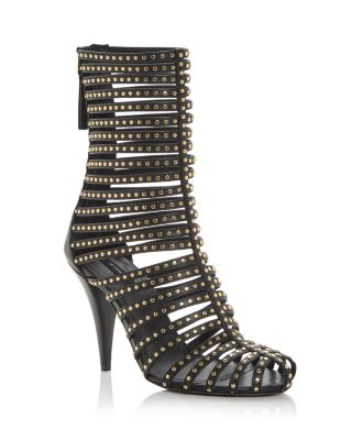 Women's Cage Embellished Ankle Booties