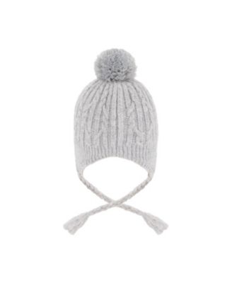  Unisex Lined Winter Hat with Pompom - Little Kid, Big Kid
