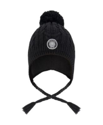  Unisex Lined Winter Hat with Pompom - Little Kid, Big Kid