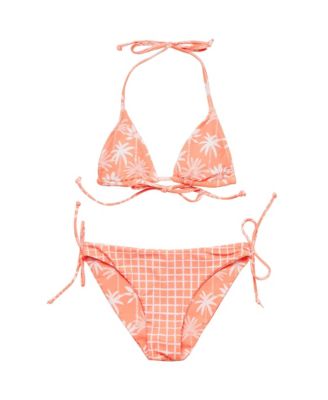 Girls' Cali Palms Recycled Triangle Bikini - Big Kid