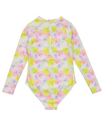 Girls' Aloha Vacay Recycled LS Surf Suit - Big Kid