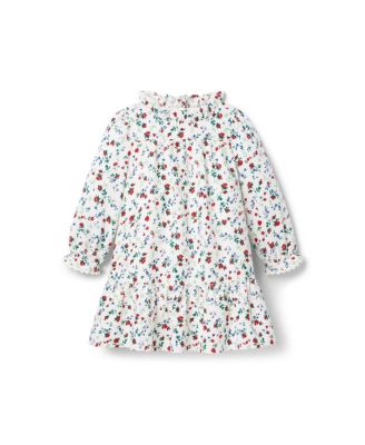 Janie and Jack Girls' Floral Ruffle Dress - Baby, Little Kid, Big Kid