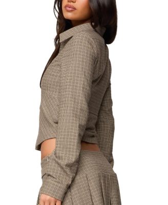 Lockette Plaid Jacket